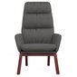 Poilsio kėdė, tamsiai pilkos spalvos kaina ir informacija | Lauko kėdės, foteliai, pufai | pigu.lt