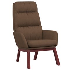 Poilsio kėdė, rudos spalvos kaina ir informacija | Lauko kėdės, foteliai, pufai | pigu.lt