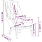 Poilsio kėdė, raudonojo vyno spalvos, aksomas цена и информация | Lauko kėdės, foteliai, pufai | pigu.lt
