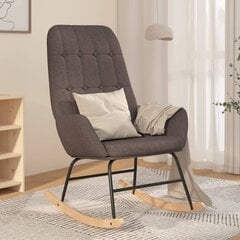 Supama kėdė, tamsiai pilkos spalvos kaina ir informacija | Svetainės foteliai | pigu.lt