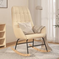 Supama kėdė, kreminės spalvos kaina ir informacija | Svetainės foteliai | pigu.lt