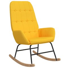 Supama kėdė, garstyčių geltonos spalvos цена и информация | Кресла в гостиную | pigu.lt