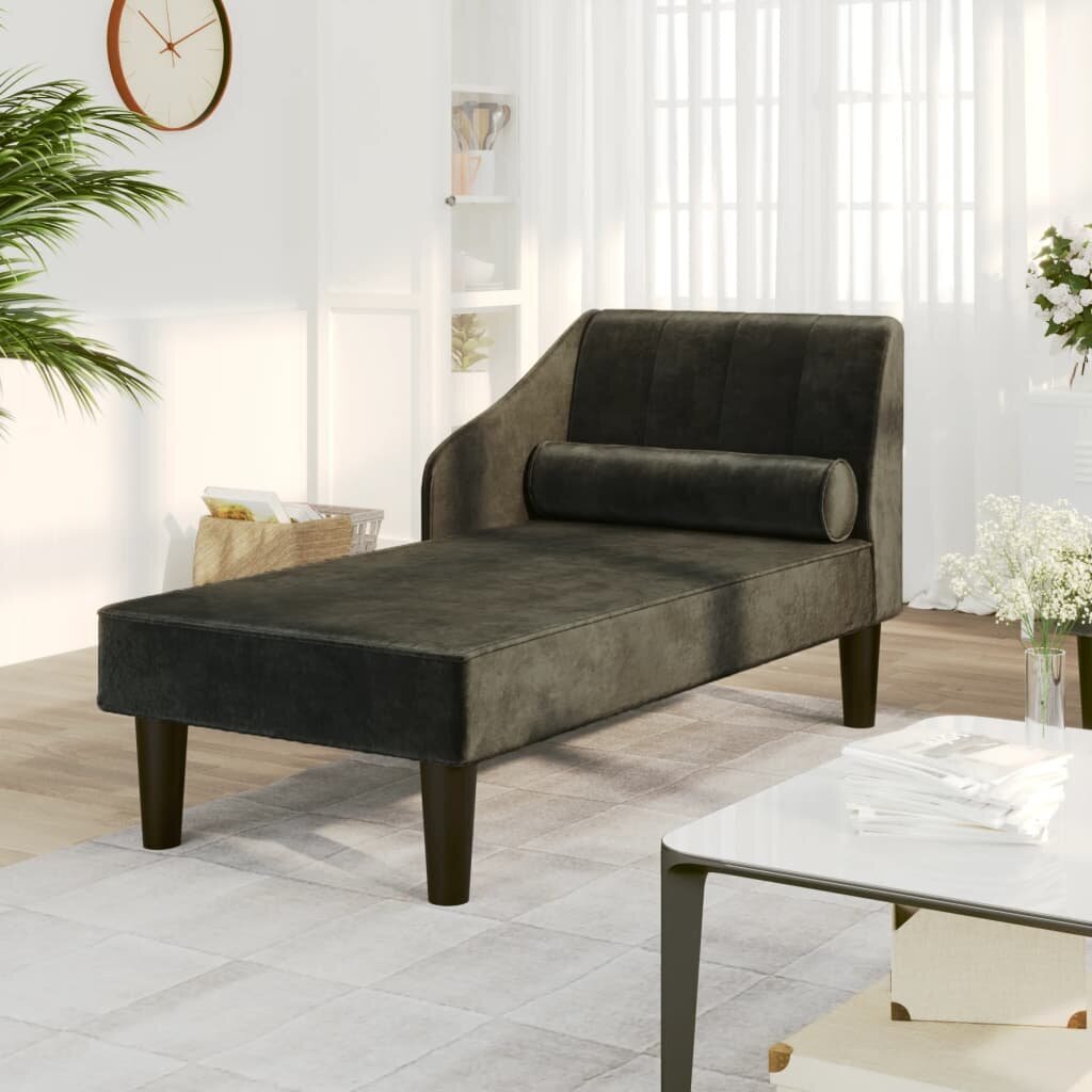 Dvivietė sofa-lova, Aksomas, juoda kaina ir informacija | Sofos | pigu.lt