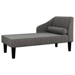 Dvivietė sofa-lova, Audinys, tamsiai pilka kaina ir informacija | Sofos | pigu.lt