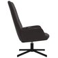 Poilsio kėdė, Dirbtinė oda, ruda blizgi spalva kaina ir informacija | Svetainės foteliai | pigu.lt