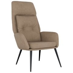 Poilsio kėdė, taupe spalvos, dirbtinė versta oda kaina ir informacija | Svetainės foteliai | pigu.lt