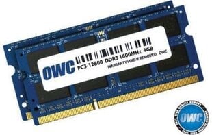 OWC DDR3 SODIMM 2x4GB 1600MHz CL11 Apple Qualified (OWC1600DDR3S08S) цена и информация | Оперативная память (RAM) | pigu.lt