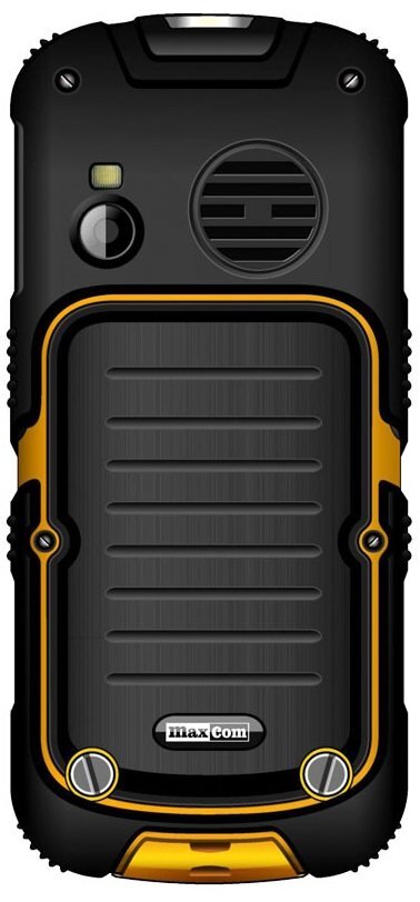 Maxcom MM910, Dual SIM, ENG, Black/Yellow цена и информация | Mobilieji telefonai | pigu.lt