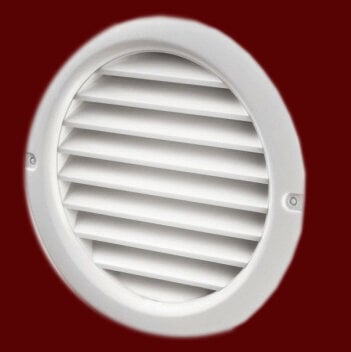 Ventiliacinės grotelės d100 kaina ir informacija | Vonios ventiliatoriai | pigu.lt