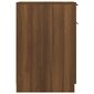 Rašomojo stalo spintelė, ruda, 33,5x50x75cm, apdirbta mediena kaina ir informacija | Svetainės spintelės | pigu.lt