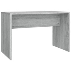 Kosmetinio staliuko kėdutė, pilka ąžuolo, 70x35x45cm, mediena kaina ir informacija | Batų spintelės, lentynos ir suolai | pigu.lt