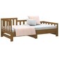 Ištraukiama lova, 2x(80x200) cm, ruda kaina ir informacija | Lovos | pigu.lt