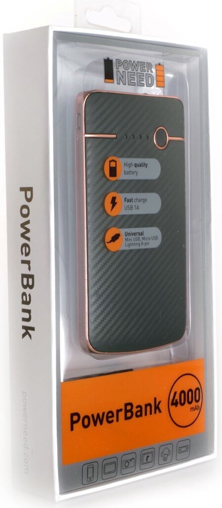 Sunen P4000B 4000 mAh kaina ir informacija | Atsarginiai maitinimo šaltiniai (power bank) | pigu.lt