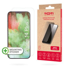 Apsauginis stiklas Toti skirtas iPhone 14 Plus kaina ir informacija | Apsauginės plėvelės telefonams | pigu.lt