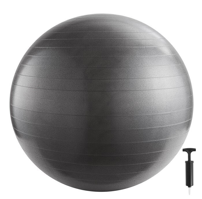 Gimnastikos kamuolys 65cm, su pompa цена и информация | Gimnastikos kamuoliai | pigu.lt