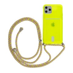 Dėklas telefonui Strap Fluo - Iphone 11, žalia kaina ir informacija | Telefono dėklai | pigu.lt