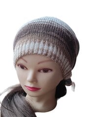 Теплый шарф/косынка придаст современный и стильный вид в прохладную погоду/в то же время стильная шапка подойдет в прохладную погоду цена и информация | Женские шапки | pigu.lt
