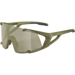 Sportiniai akiniai Alpina Hawkeye Q-Lite, žali kaina ir informacija | Sportiniai akiniai | pigu.lt