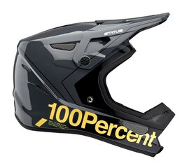Dviratininko šalmas 100% Status DH/BMX Carby, pilkas цена и информация | Шлемы | pigu.lt