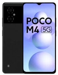 Poco M4 5G 6/128GB MZB0BEGEU Power Black kaina ir informacija | Mobilieji telefonai | pigu.lt