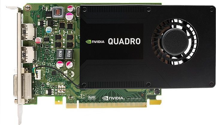 PNY Technologies nVIDIA K2200 Quadro 4GB GDDR5 (128 bit) DVI-D, 2x DisplayPort (VCQK2200-PB) kaina ir informacija | Vaizdo plokštės (GPU) | pigu.lt