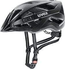 Dviratininko šalmas Uvex City Active, 52-57 cm, juodas цена и информация | Шлемы | pigu.lt