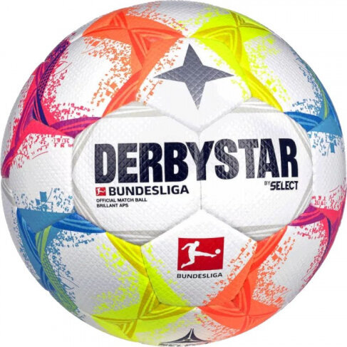 Derbystar Bundesliga Brillant APS v22 kamuolys kaina ir informacija | Futbolo kamuoliai | pigu.lt