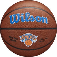 Баскетбольный мяч Wilson Team Alliance New York Knicks Ball WTB3100XBNYK цена и информация | Баскетбольные мячи | pigu.lt