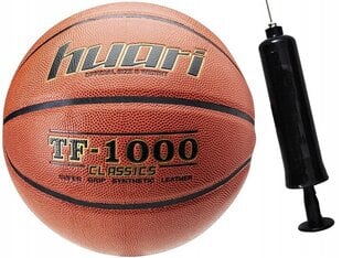 Баскетбольный мяч с насосом Huari Tarija, размер 7 цена и информация | Баскетбольные мячи | pigu.lt