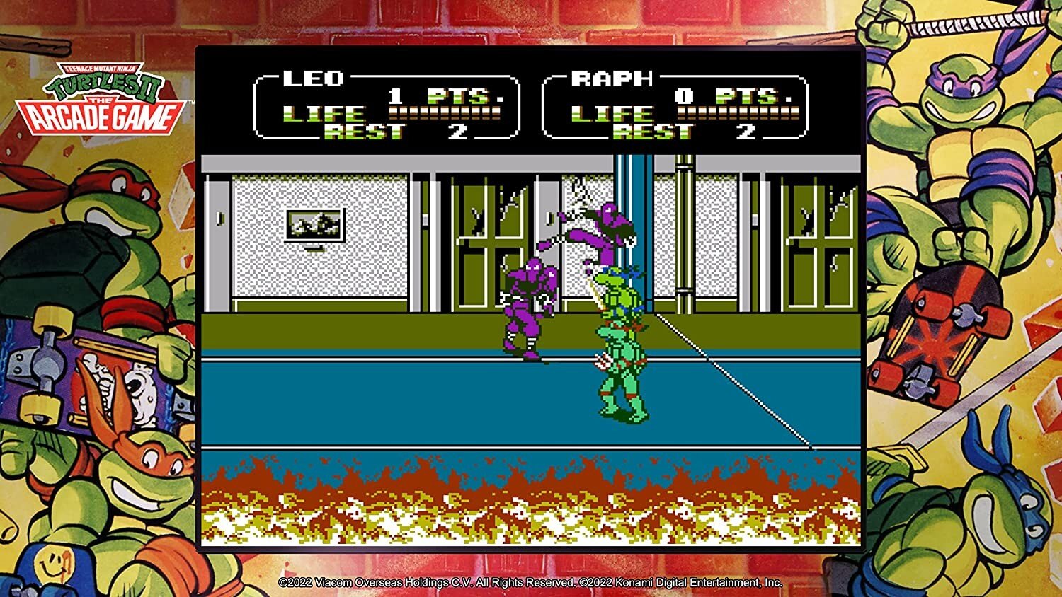 Компьютерная игра Компьютерная игра Teenage Mutant Ninja Turtles: The  Cowabunga Collection цена | pigu.lt