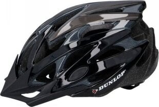 MTB dviračių šalmas Dunlop, juodas kaina ir informacija | Šalmai | pigu.lt