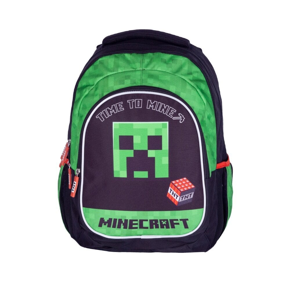 Mokyklinė kuprinė Hash Minecraft, žalia kaina ir informacija | Kuprinės mokyklai, sportiniai maišeliai | pigu.lt