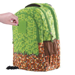 Mokyklinė kuprinė Pixie Crew, žalia/ruda цена и информация | Школьные рюкзаки, спортивные сумки | pigu.lt