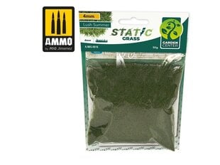 Miniatiūrų dekoratyvinė žolė AMMO MIG Static Grass Lush Summer – 4mm, 8816 цена и информация | Искусственные цветы | pigu.lt
