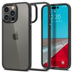 Dėklas Spigen skirtas iPhone 14 Pro Max, juoda kaina ir informacija | Telefono dėklai | pigu.lt