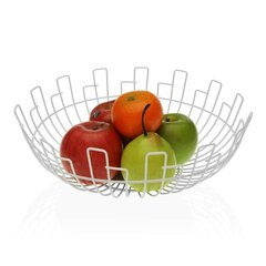 Ваза для фруктов Versa Чёрный Сталь (30 x 10 x 30 cm) цена и информация | Посуда, тарелки, обеденные сервизы | pigu.lt