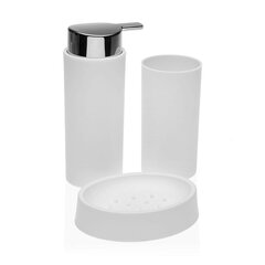 Набор для ванной Versa Белый полипропилен (6,5 x 16 x 6,5 cm) цена и информация | Аксессуары для ванной комнаты | pigu.lt