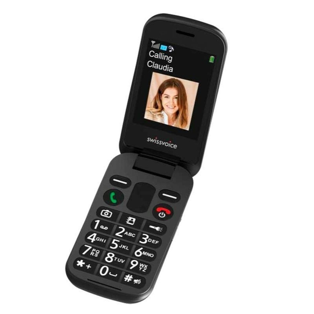 Swiss Voice S38 2,8" 2G Black kaina ir informacija | Mobilieji telefonai | pigu.lt
