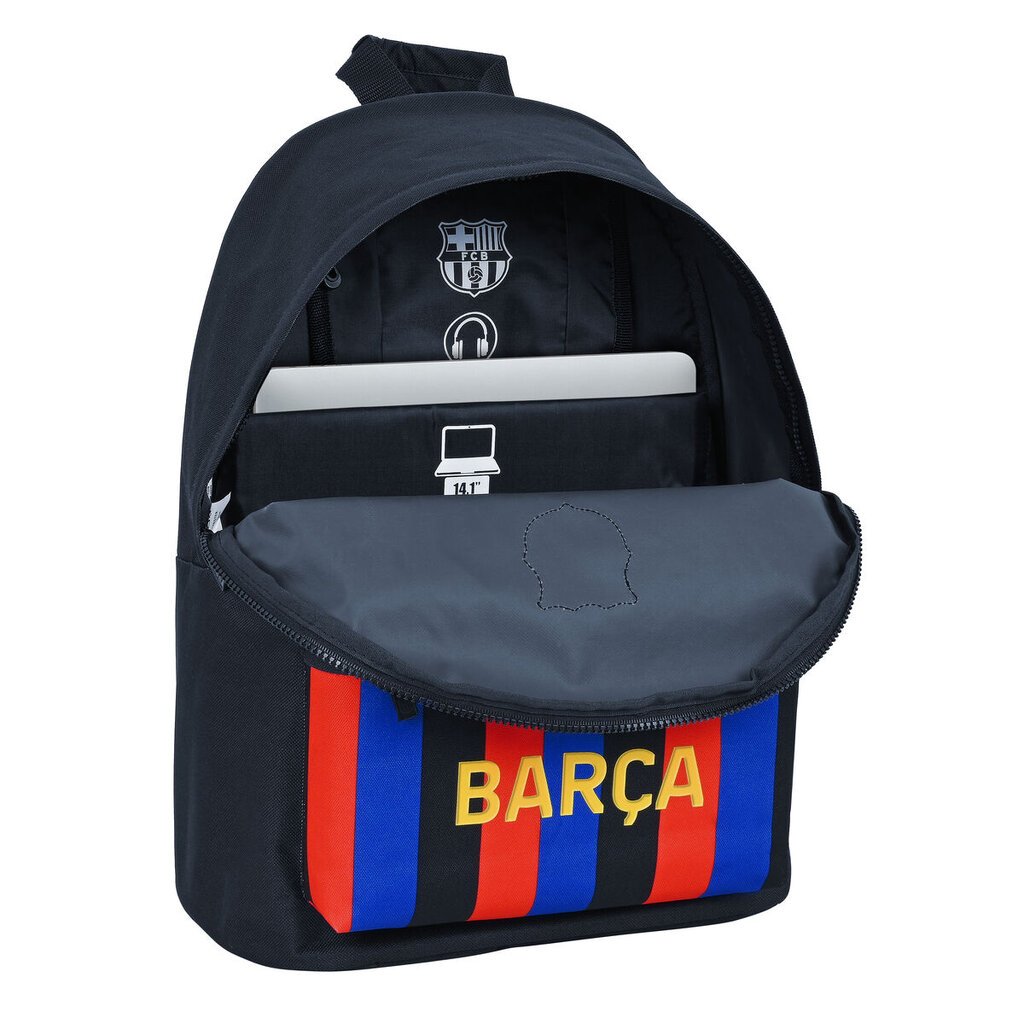 Kuprinė nešiojamam kompiuteriui F.C. Barcelona Kaštoninė Tamsiai mėlyna (31 x 41 x 16 cm) kaina ir informacija | Kuprinės mokyklai, sportiniai maišeliai | pigu.lt