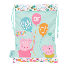 Контейнер для обеда Peppa Pig Cosy corner мешок Светло Синий (20 x 25 cm) цена и информация | Посуда для хранения еды | pigu.lt