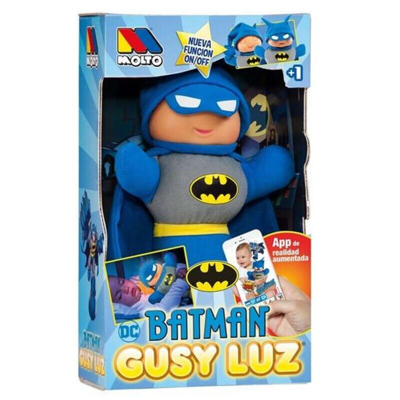 Pūkuotas žaislas Gusy Luz Batman Moltó Audinys (28 cm) kaina ir informacija | Žaislai mergaitėms | pigu.lt