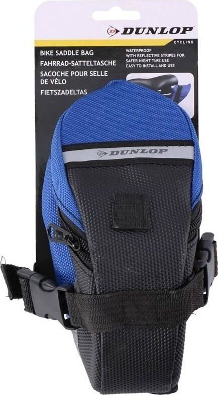 Dviračių krepšys Dunlop, mėlynas kaina ir informacija | Krepšiai, telefonų laikikliai | pigu.lt