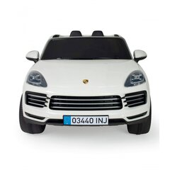 Электромобиль Porsche Cayenne S, белый цена и информация | Электромобили для детей | pigu.lt
