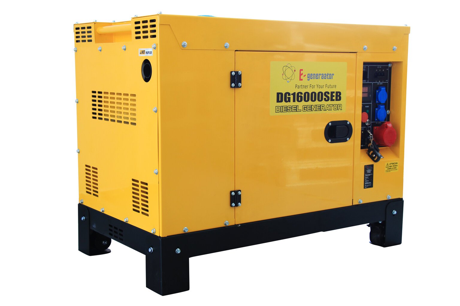 Dyzelinis generatorius E-Generator DG16000SE 11,5 kW kaina ir informacija | Elektros generatoriai | pigu.lt