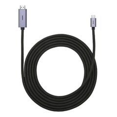 Baseus High Definition Series adapter cable USB Type C - HDMI 2.0 4K 60 Гц 3 м black (WKGQ010201) цена и информация | Кабели для телефонов | pigu.lt