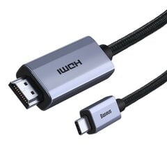 Baseus High Definition Series adapter cable USB Type C - HDMI 2.0 4K 60 Гц 3 м black (WKGQ010201) цена и информация | Кабели для телефонов | pigu.lt