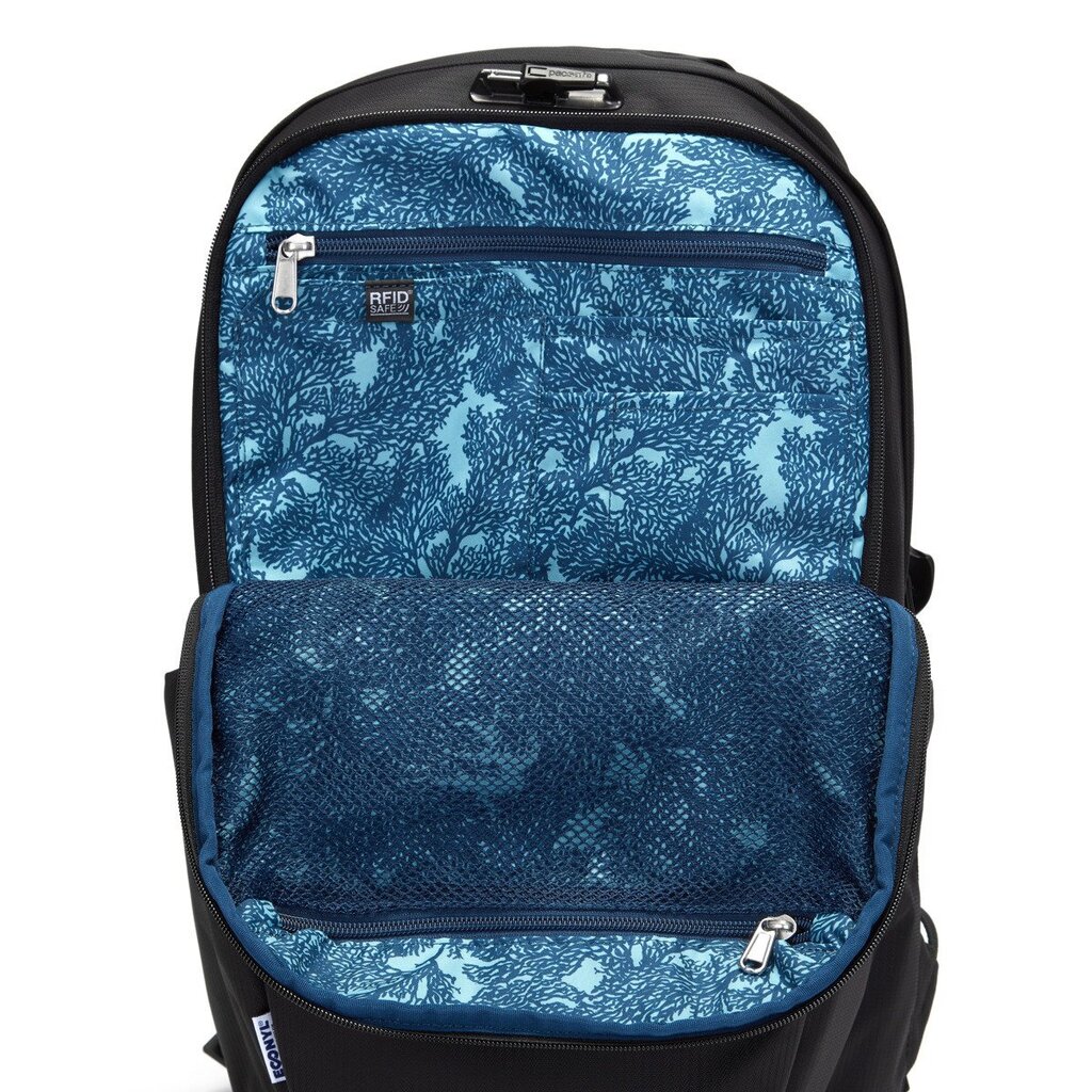 Turistinė Kuprinė AntiTheft Pacsafe Vibe 25L, Juoda цена и информация | Kuprinės ir krepšiai | pigu.lt