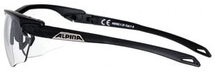 Sportiniai akiniai Alpina Twist Five Hr Vl+, juodi kaina ir informacija | Sportiniai akiniai | pigu.lt