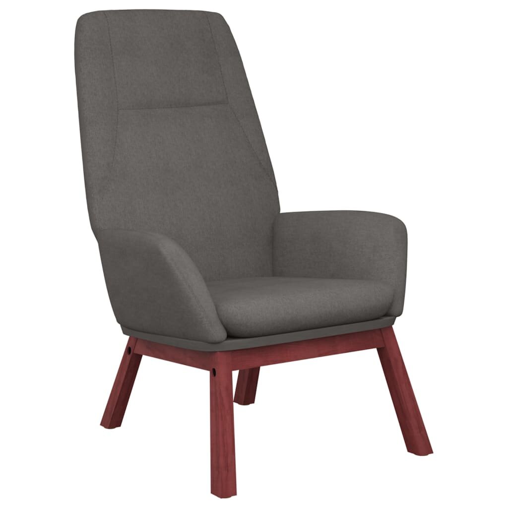 Poilsio kėdė, šviesiai pilkos spalvos, audinys цена и информация | Svetainės foteliai | pigu.lt