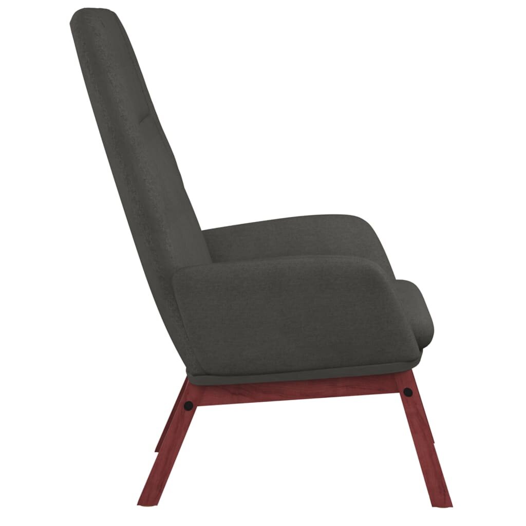 Poilsio kėdė, šviesiai pilkos spalvos, audinys kaina ir informacija | Svetainės foteliai | pigu.lt